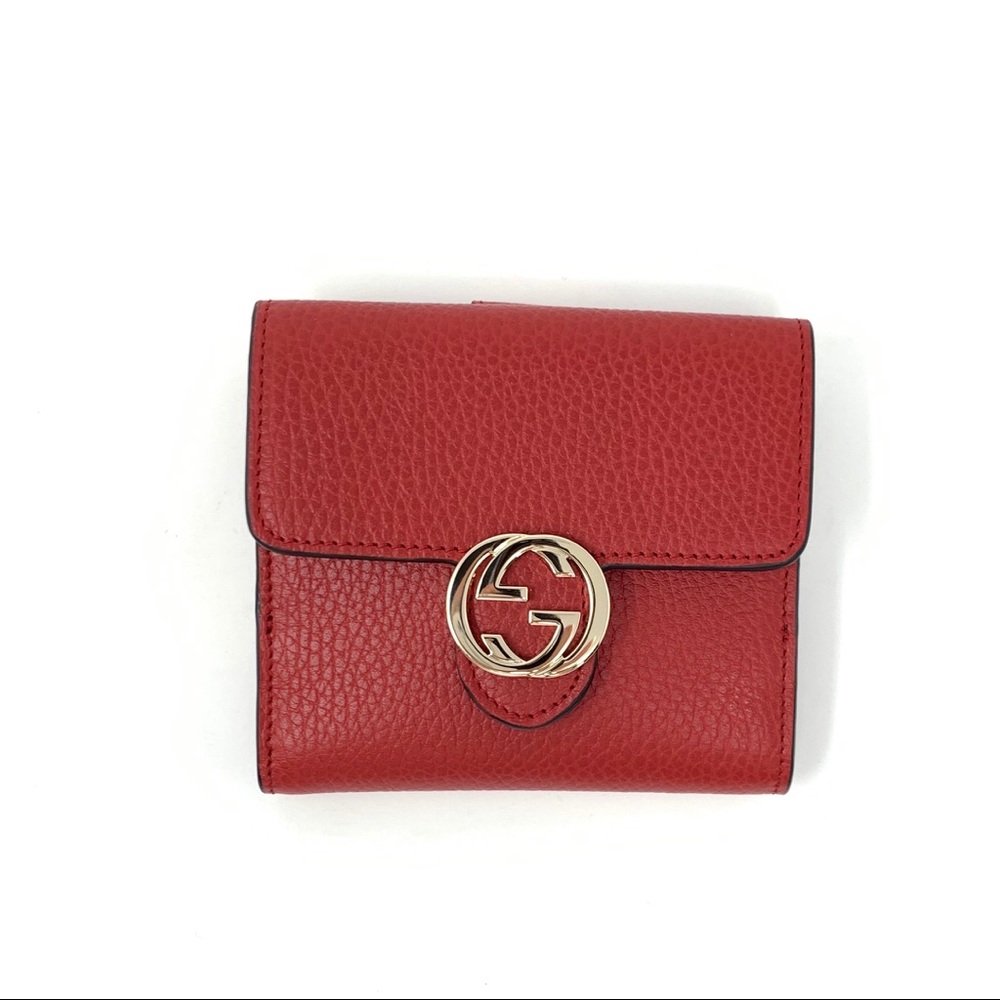 Gucci Interlocking GG Compact Wallet